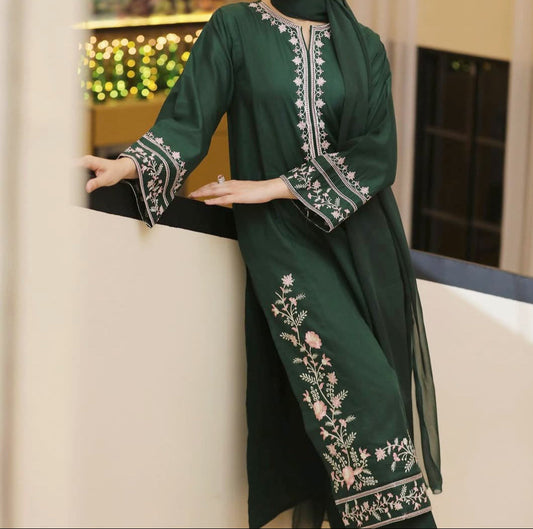 AADAB-E-PAK EMBROIDERED 2PC STICHED