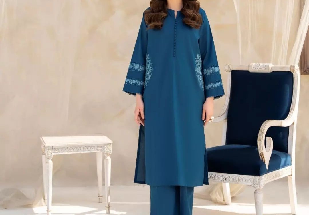 CHICK Ella POCKET  Premium Embroidery Stitched 2pc