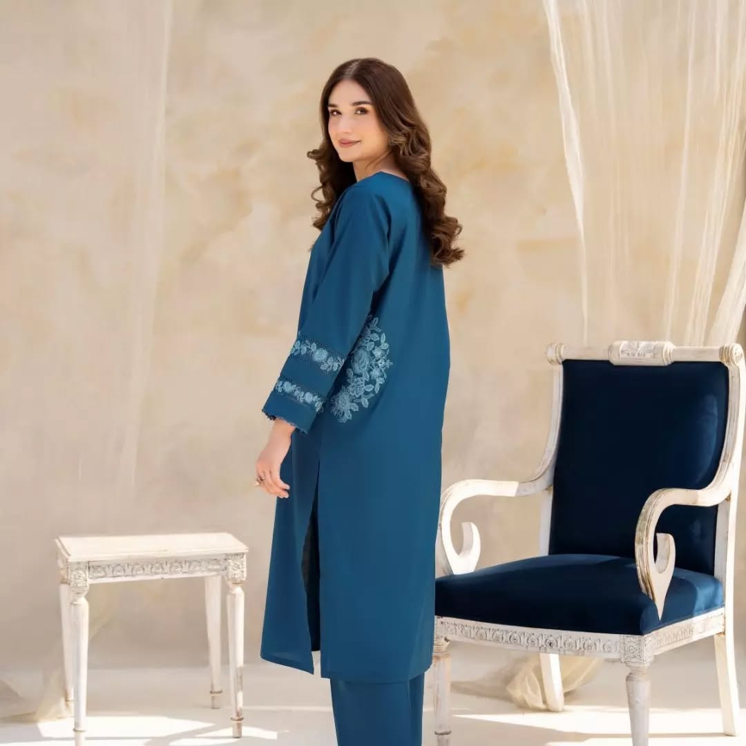 CHICK Ella POCKET  Premium Embroidery Stitched 2pc