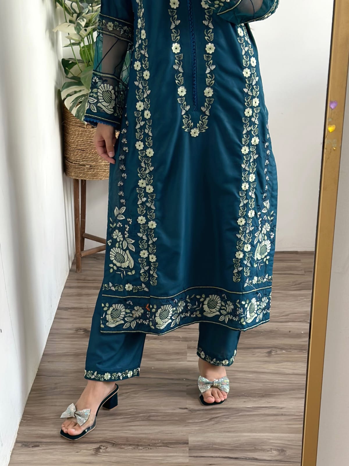 SEHER BLUE BAIL EMB 2PC NEW COLLECTION