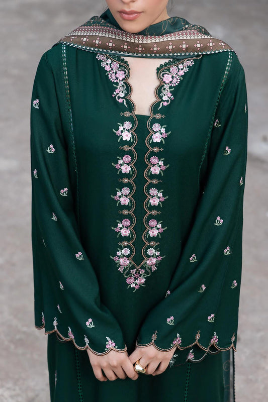 Ziva Green Embroidery 2pc