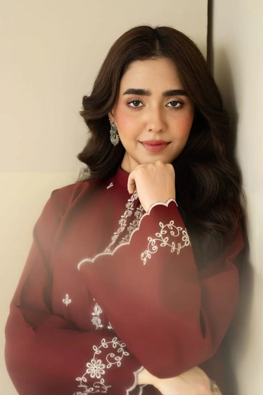ARZO 2PC EMBROIDERY(  FARAHI SHALWAR)