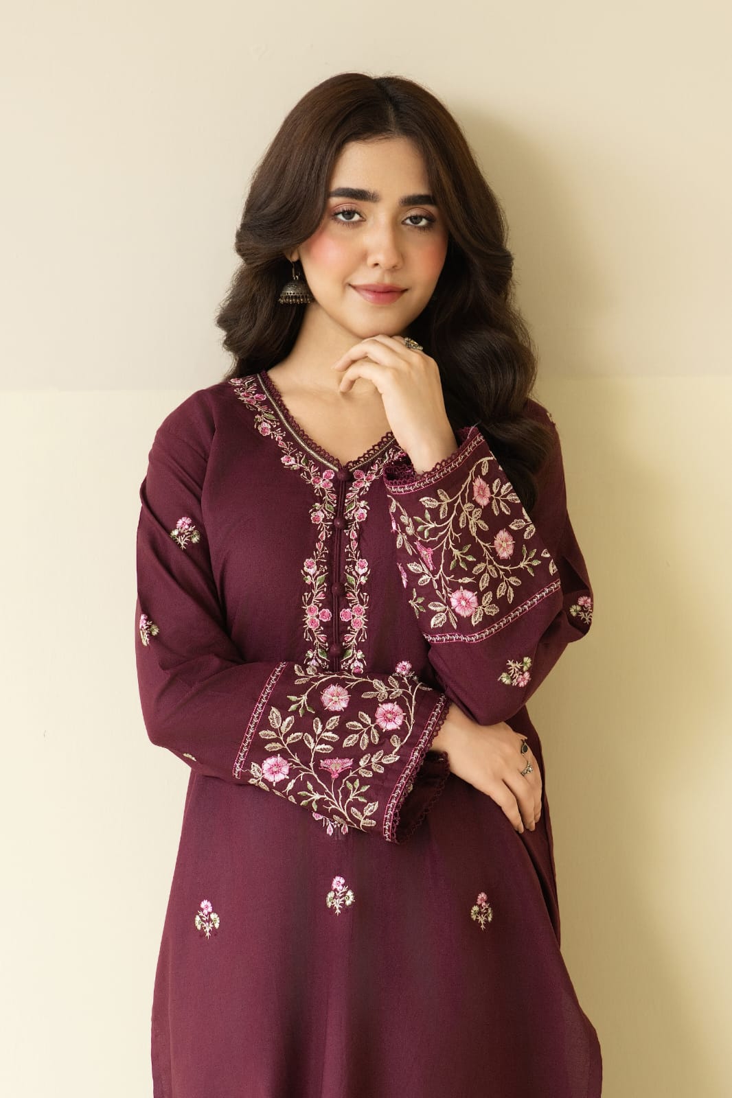 MULBERRY EMBROIDERY 2PC