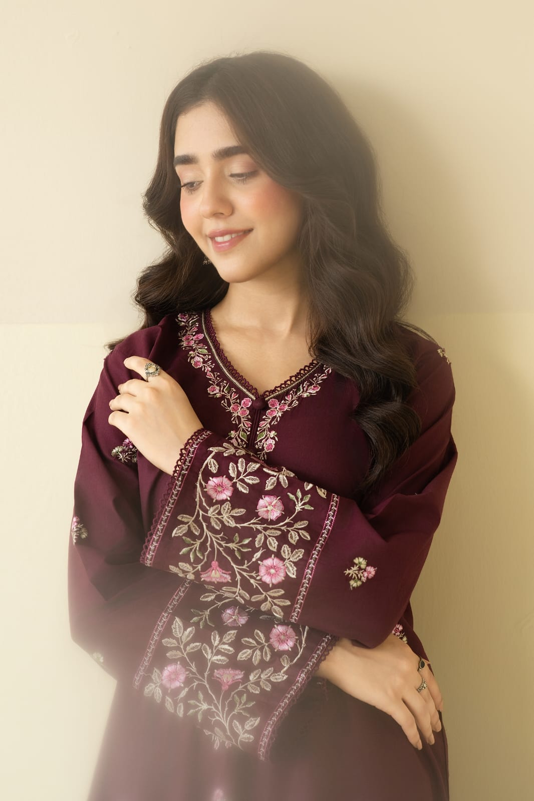MULBERRY EMBROIDERY 2PC