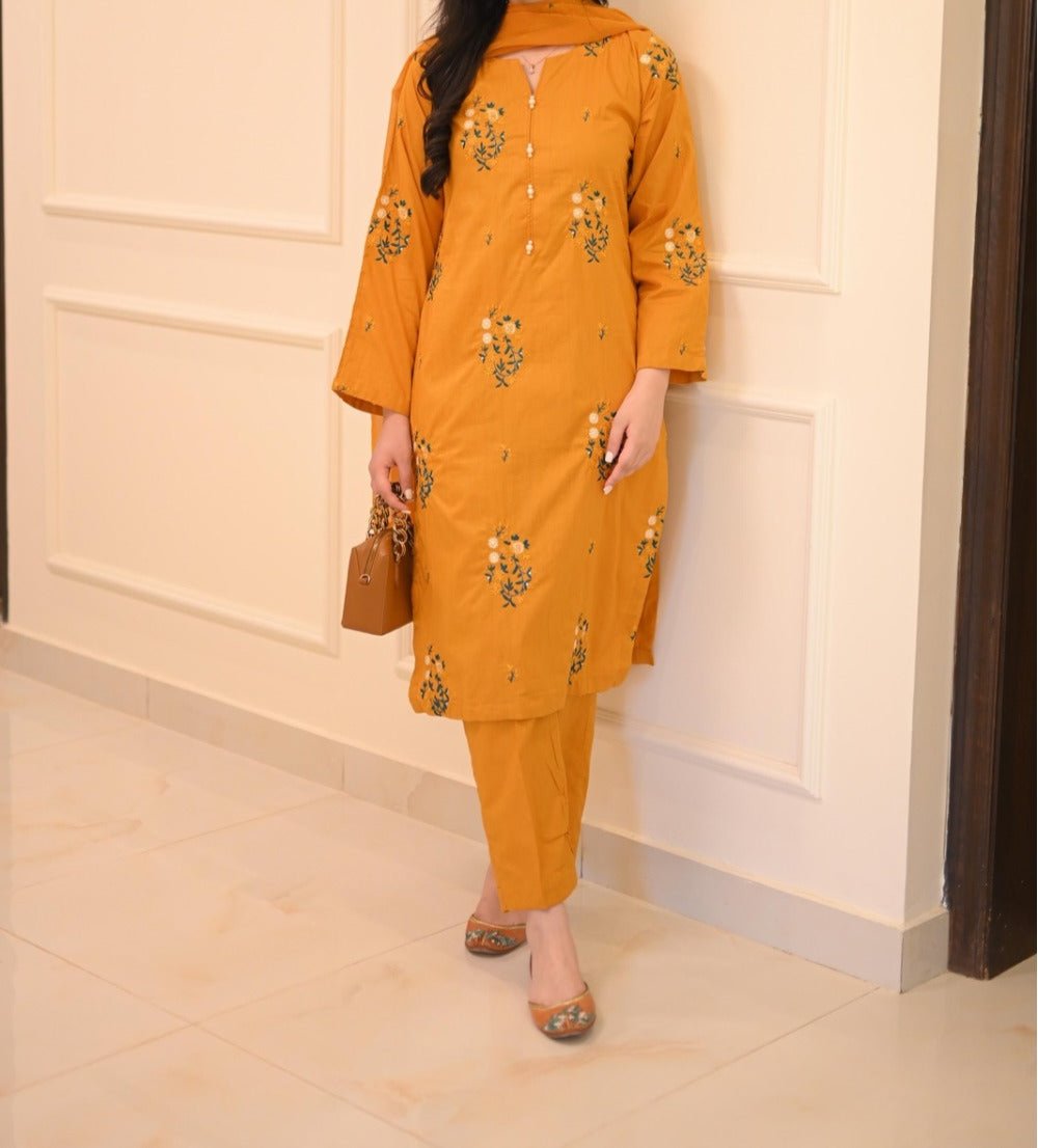 AYESHA B EMBERIDERY 2PC