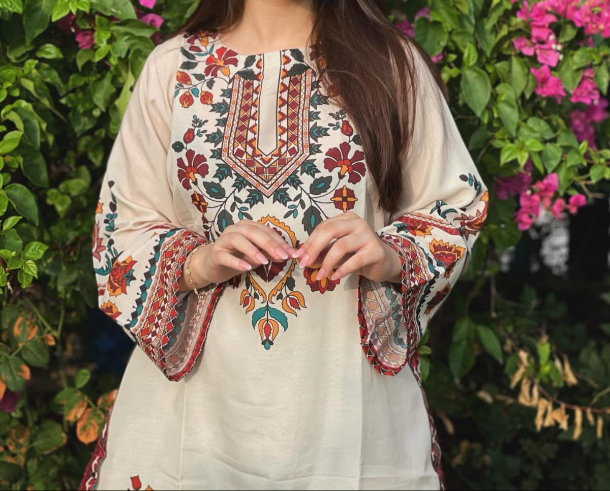 MEERAB  CO-ORS SET DIGITAL PRINT