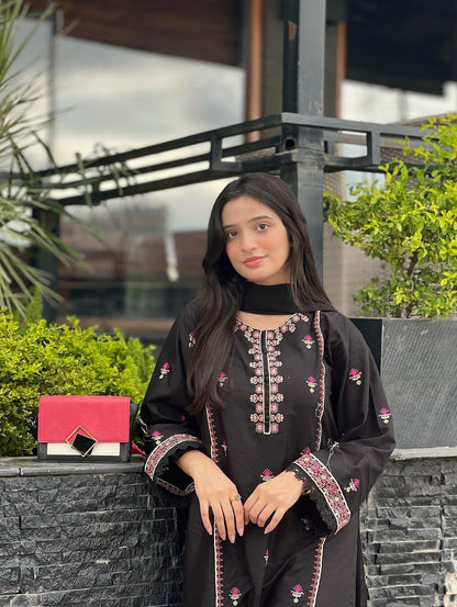 ANIKA EMBROIDERY 3PC